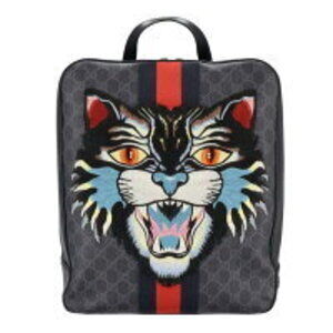 GUCCI GG Supreme Backpack Angry Cat